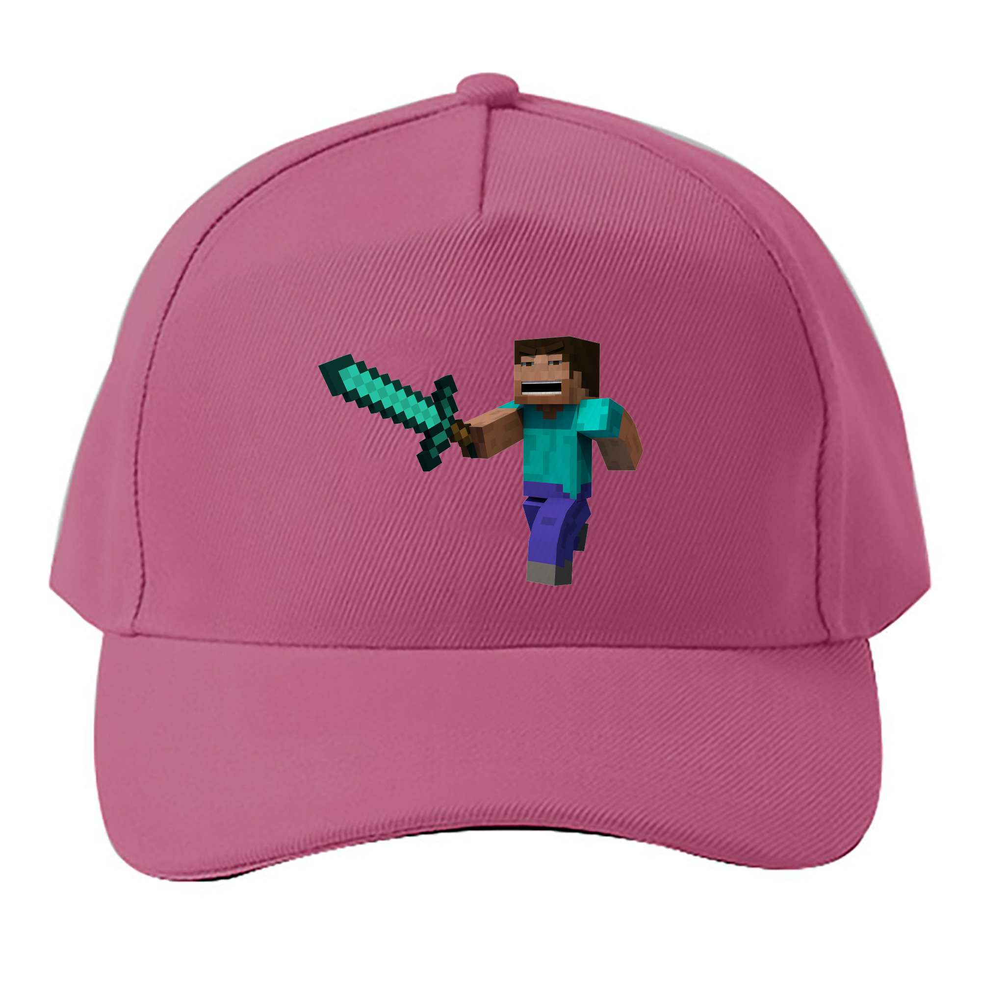 （画像用） マインクラフト ブロックの世界 Minecraft MC Block world ベースボールキャップ 綿100％ 男女兼用 帽子 スポーツ